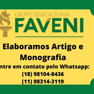 FAVENI - Artigo e monografia (TCC) — grupo Telegram