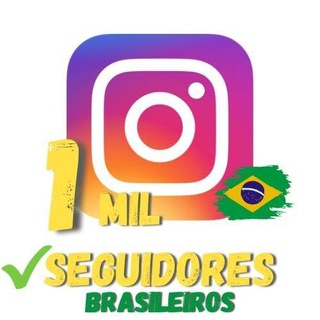 Ganhar Seguidores Brasileiros no Instagram — grupo Telegram