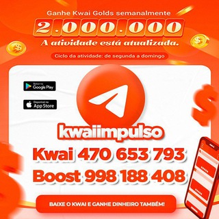 🧡🎥 Kwai Impulso 📲💰✅ — grupo Telegram