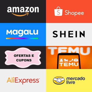 SHOPEE, MERCADO LIVRE, SHEIN, TEMU, ALIEXPRESS, AMAZON, MAGALU, — grupo Telegram