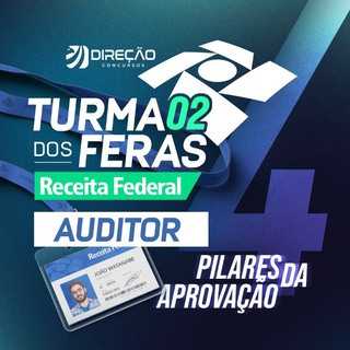 Turma dos Feras Receita Federal - Direção Concursos — grupo Telegram